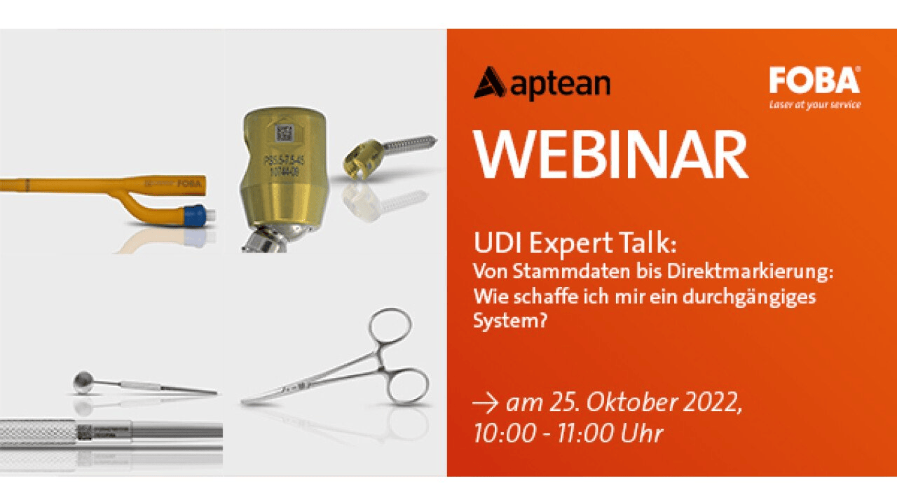 Webinar: UDI-Prozess effizient digitalisieren