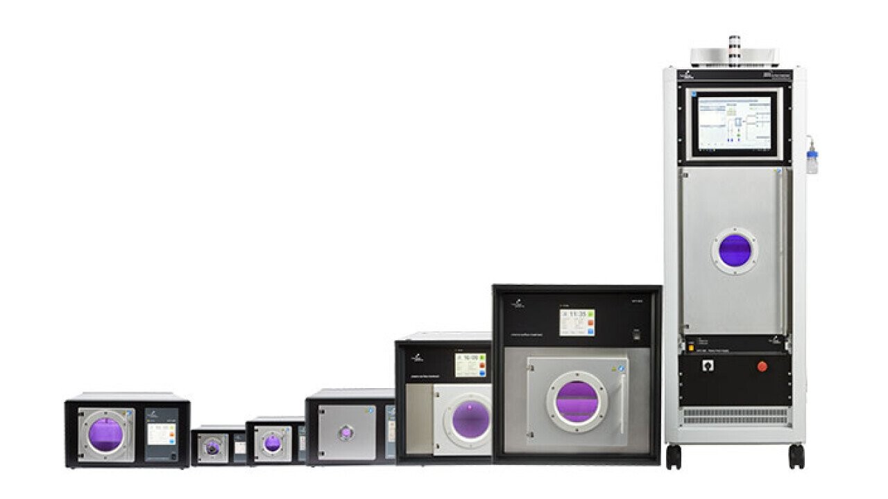 various sizes and shapes of vacuum plasma chambers