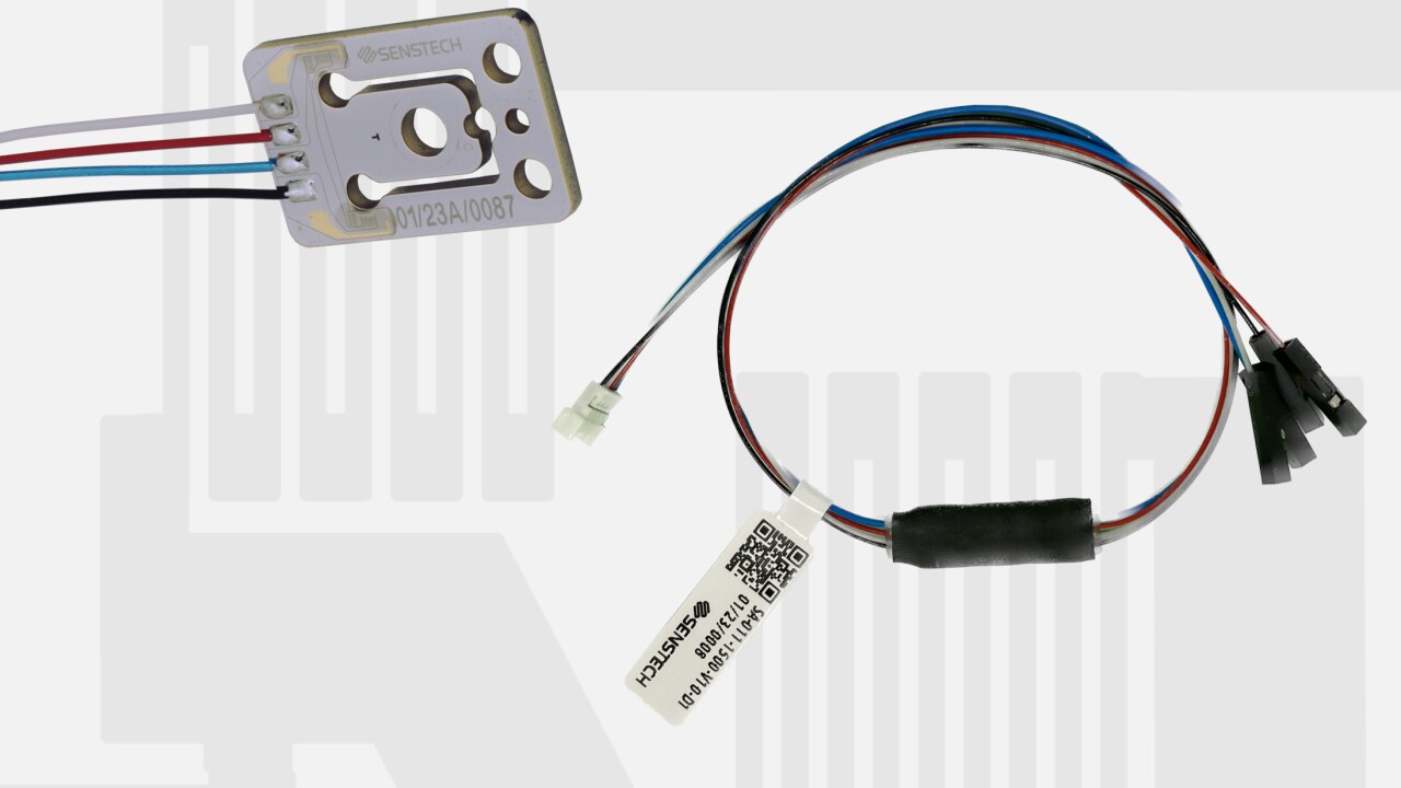 Senstech Kraftsensor-Bügel KB-011-1600 und Mini-Signalverstärker SA-011-1500