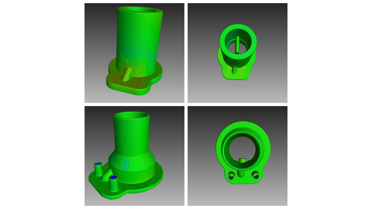 target/actual comparison of the welding geometries on the individual parts of a flow sensor