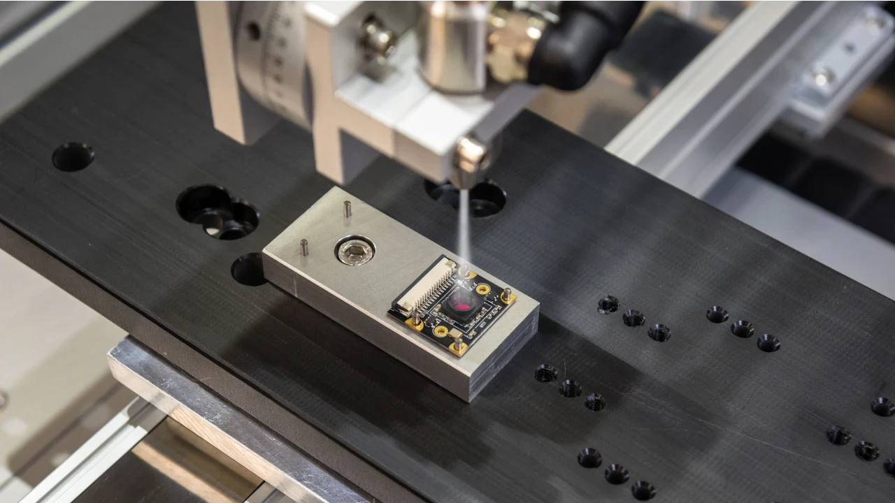 Cleaning of an optical sensor by means of CO2 snow