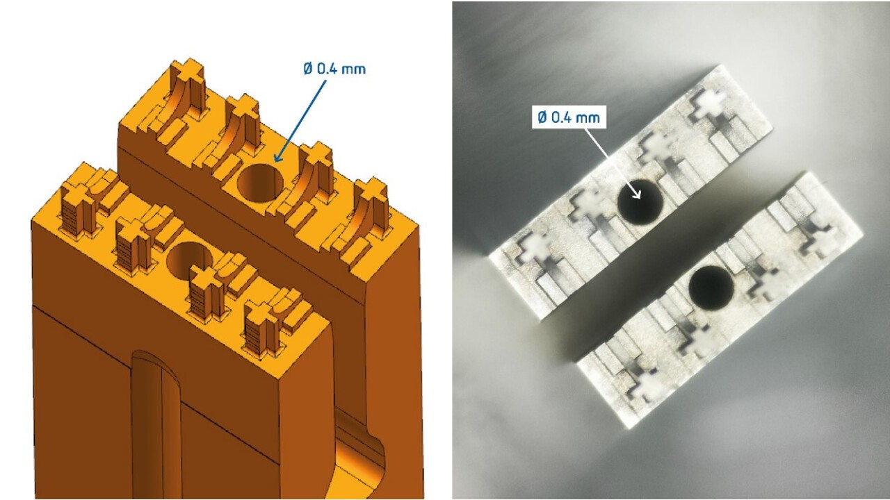 Minimale Bohrungsdurchmesser von 0.4 mm realisierbar