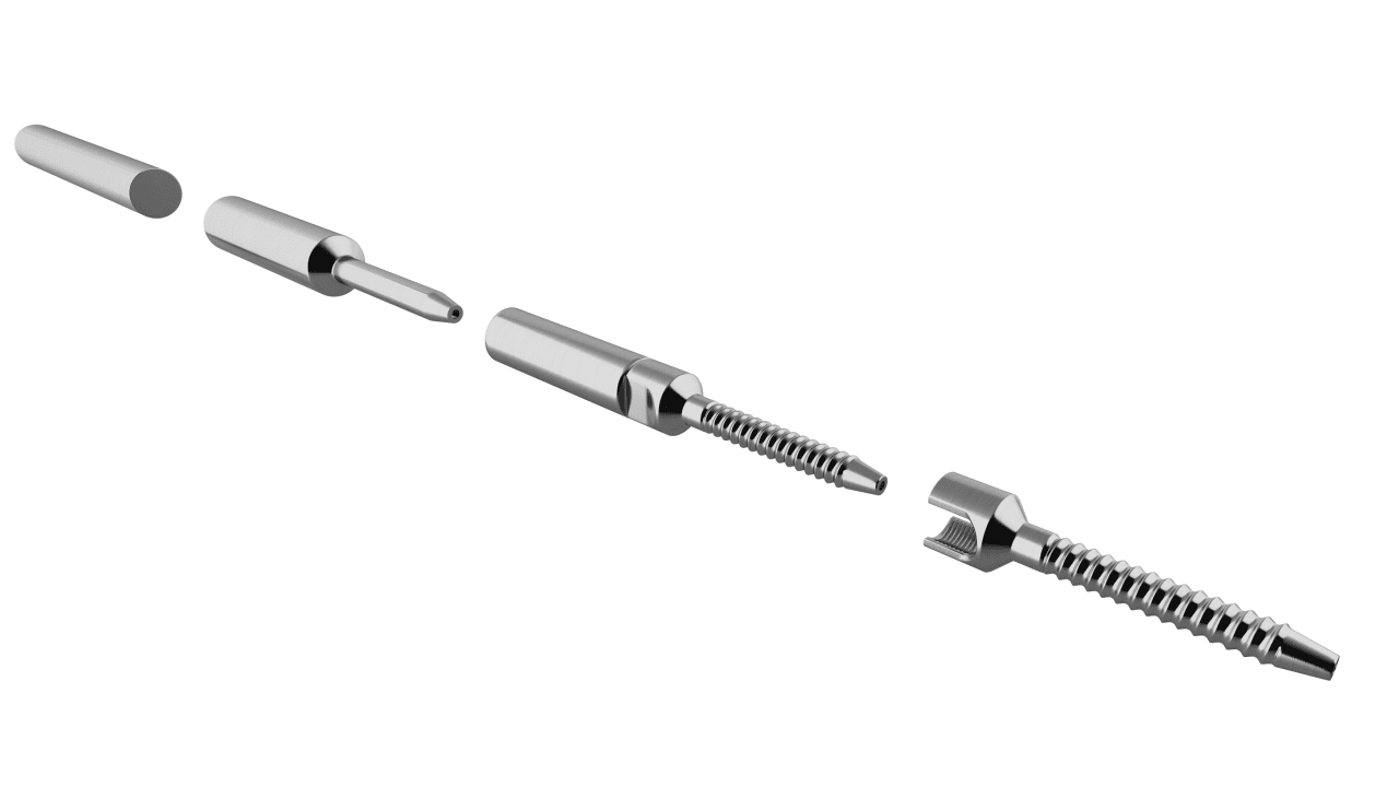 Diameter-nach-Mass für Spine-Implantat