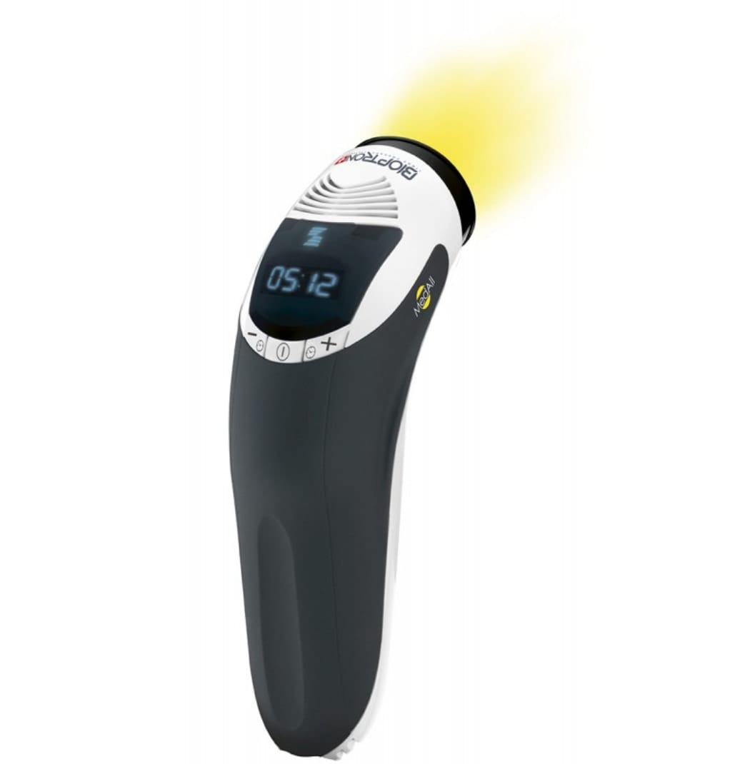 Lichttherapie Gerät BIOPTRON MedAll aus Cycoloy CX, PC/ABS, von SABIC.