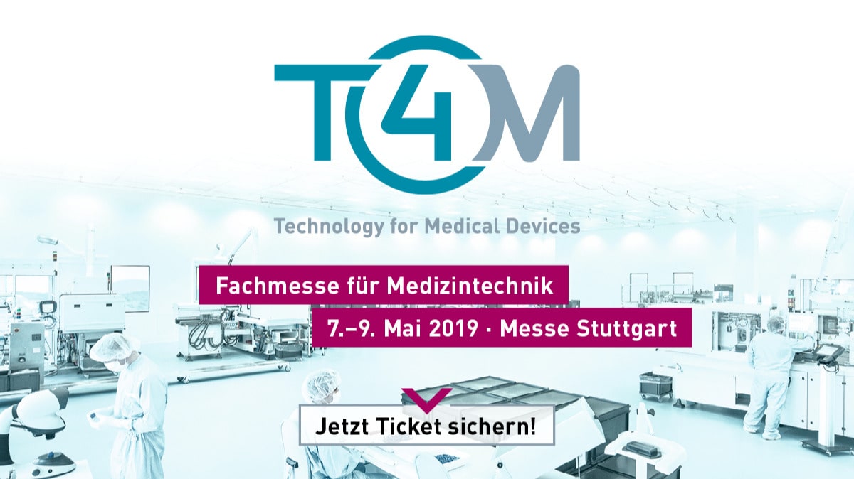 Mit dem Aktionscode "Medtech.plus4U" schenken wir Ihnen den Eintritt zur T4M