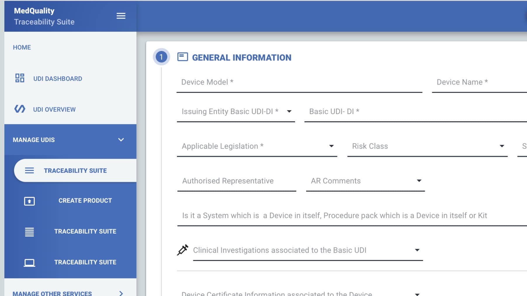 MQ Traceability Suite - UDI-EUDAMED